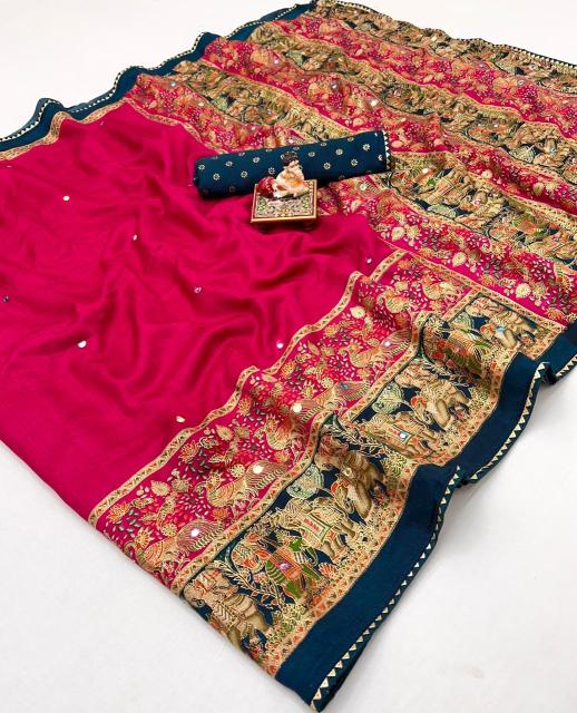 Vastrangan bandhani printed surat sarees wholesale
